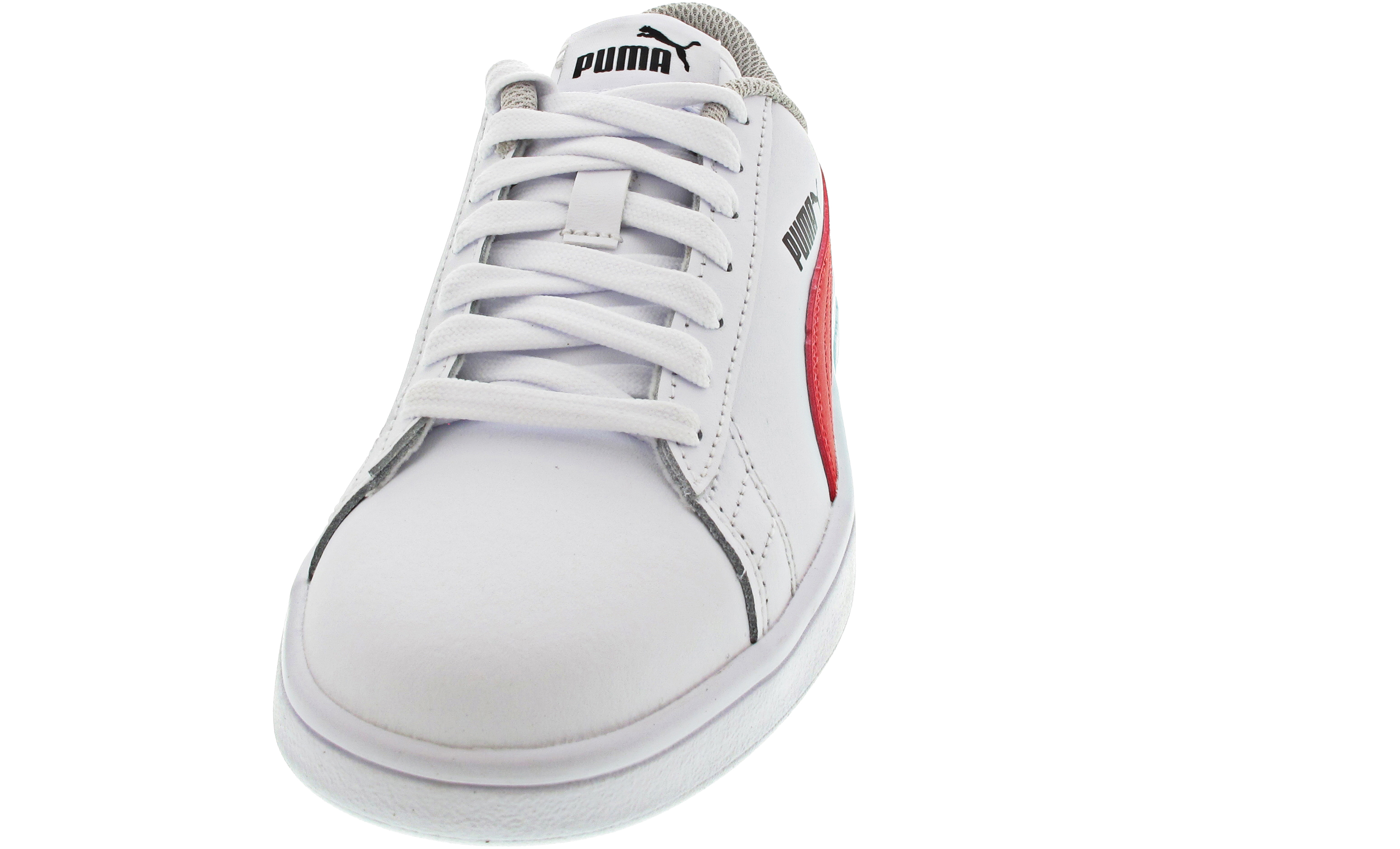 Puma Smash v2L Jr Sneaker weiss