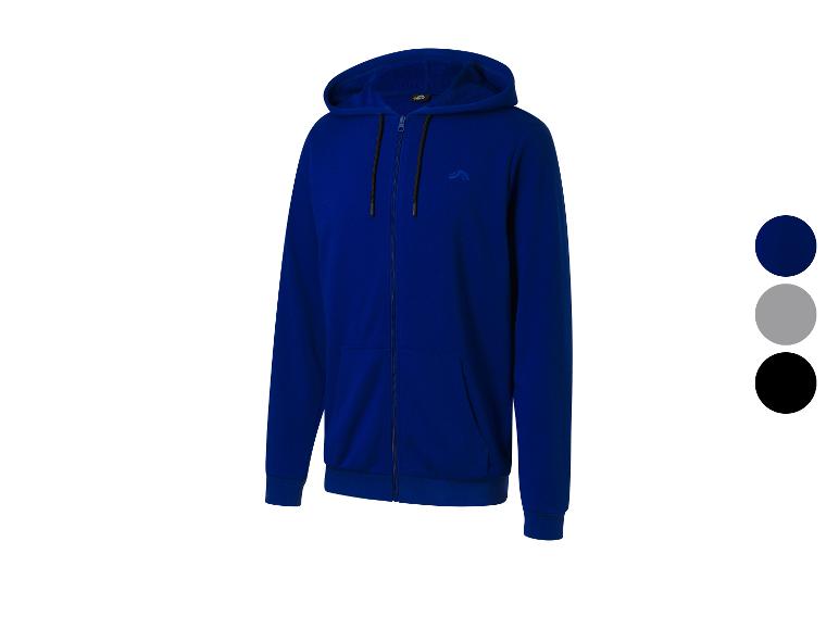 Heren hoodie met rits
