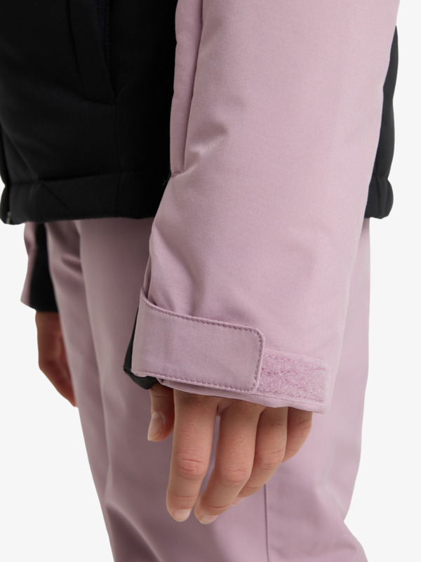 Snowsylva 10K Veste de snow technique Noir Fille 8-16 ans