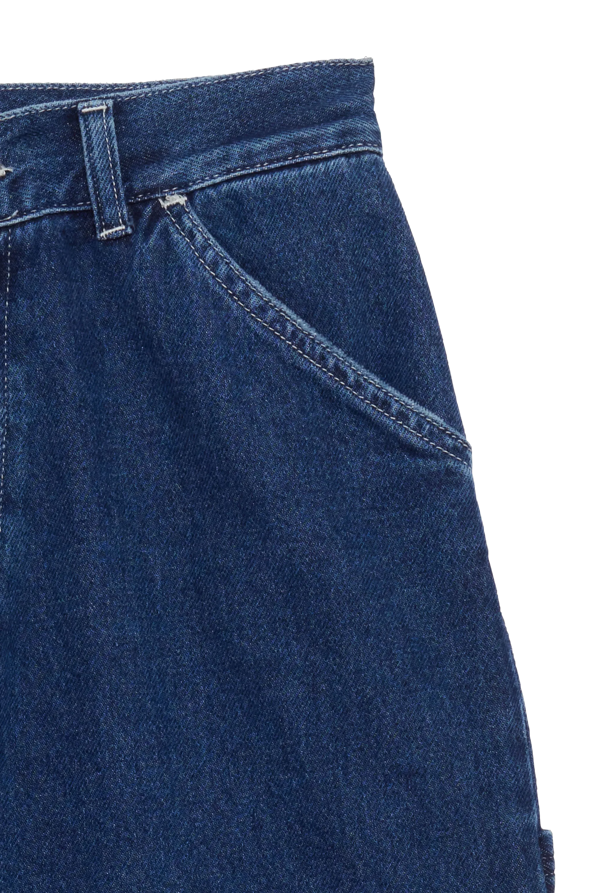 CARHARTT WIP Jean droit W' Jens Pant Bleu