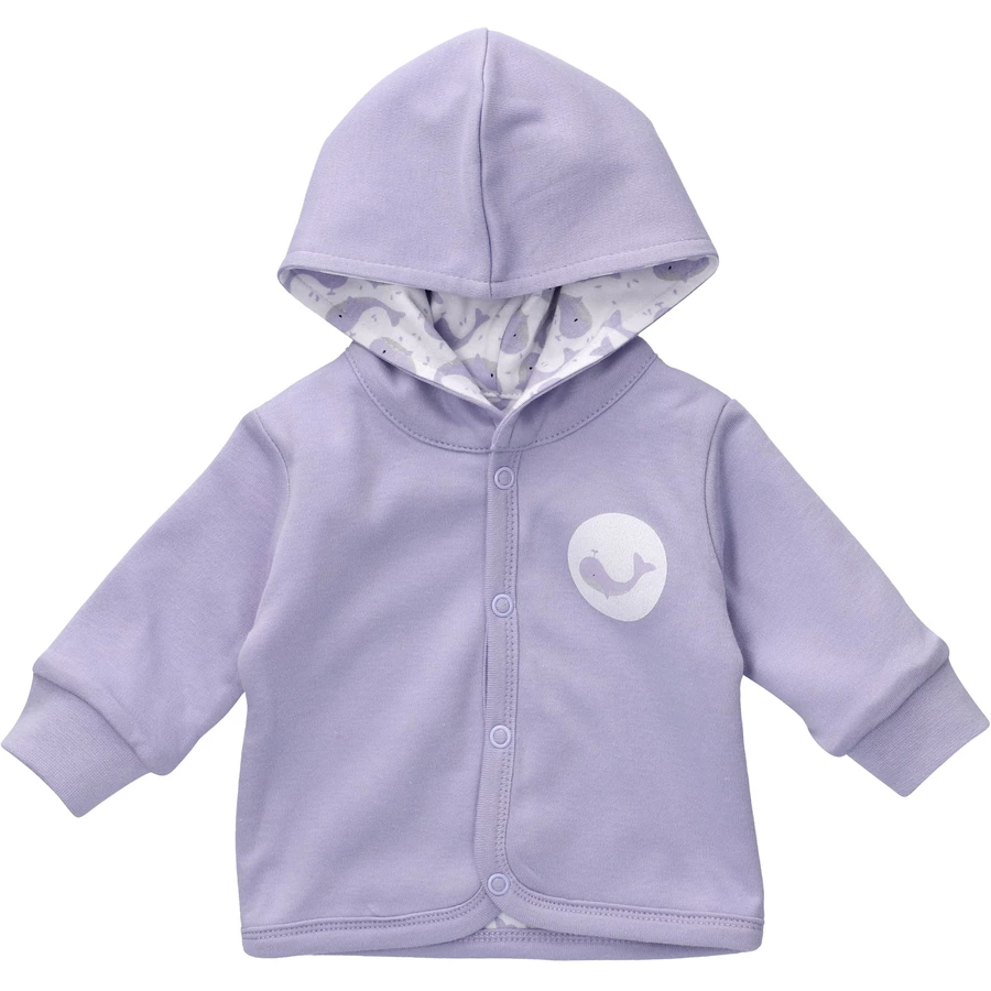 Baby Sweets Jacke Baby Wal weiß lavendel