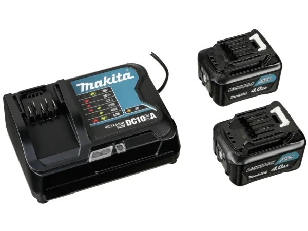 Makita HR140DSMJ - Roterende hammer - ledningfri - 2 tilstande - SDS-plus - 1 Joule - 2 batterier - 10.8 V