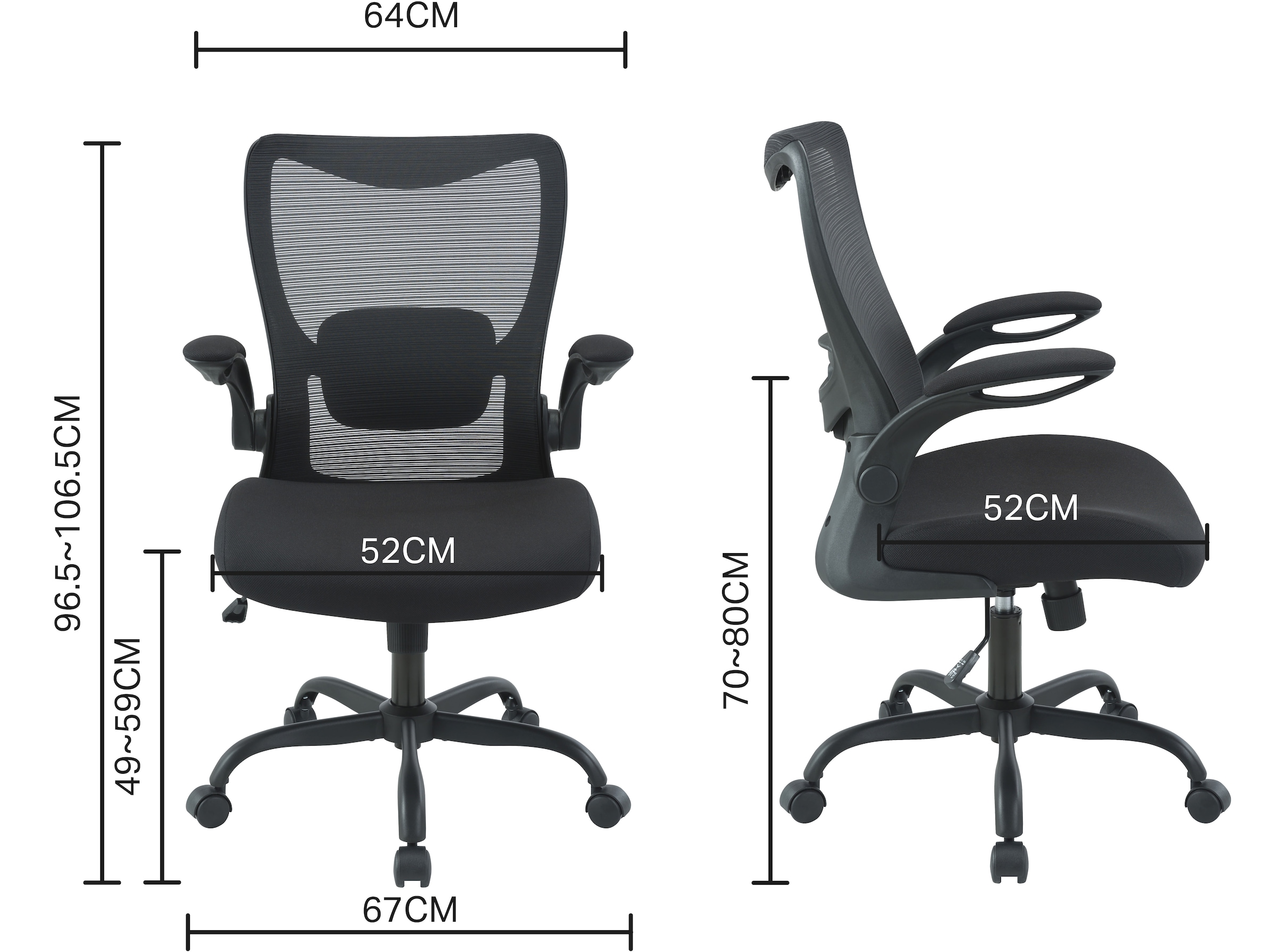 INOSIGN Bürostuhl »KEADY« () ergonomische Sitzhaltung, besonders atmungsaktiv