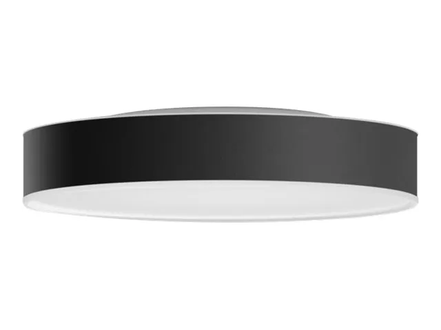 Philips Hue White ambiance Enrave Medium - Loftslampe - LED - 19.2 W - køligt hvidt/varmt hvidt lys - 2200-6500 K - sort
