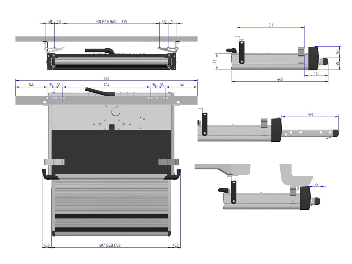 Thule Ducato 700 G2 Slide-out Step