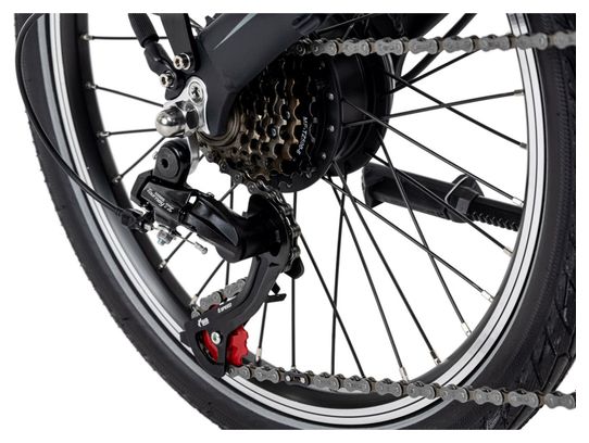 E-bike vélo pliant Aluminium 20'' Adore Cologne Noir 250 Watt Li-Ion 36V/10Ah 6 vitesses