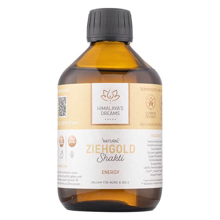 Himalayas Dreams Ayurveda Ziehgold Shakti Öl, 250 ml