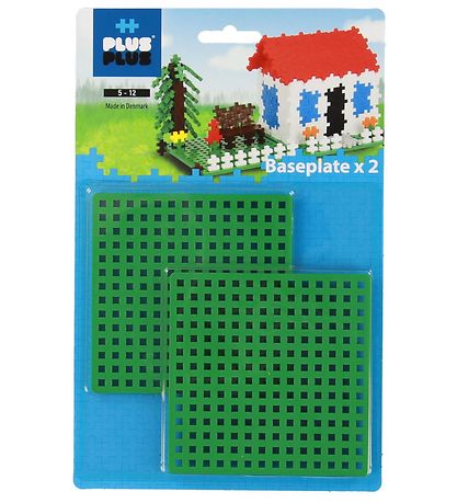Plus-Plus Mini -Bauplatten - 2 st. - Grün