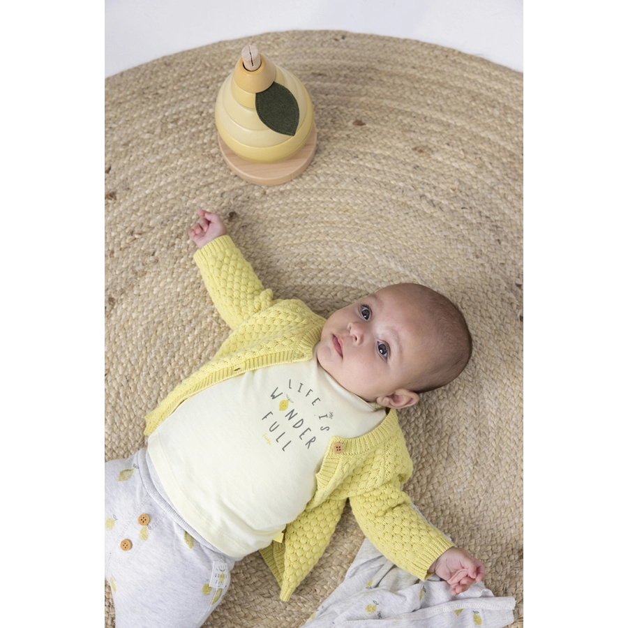 Feetje Langarmshirt Lemons Gelb