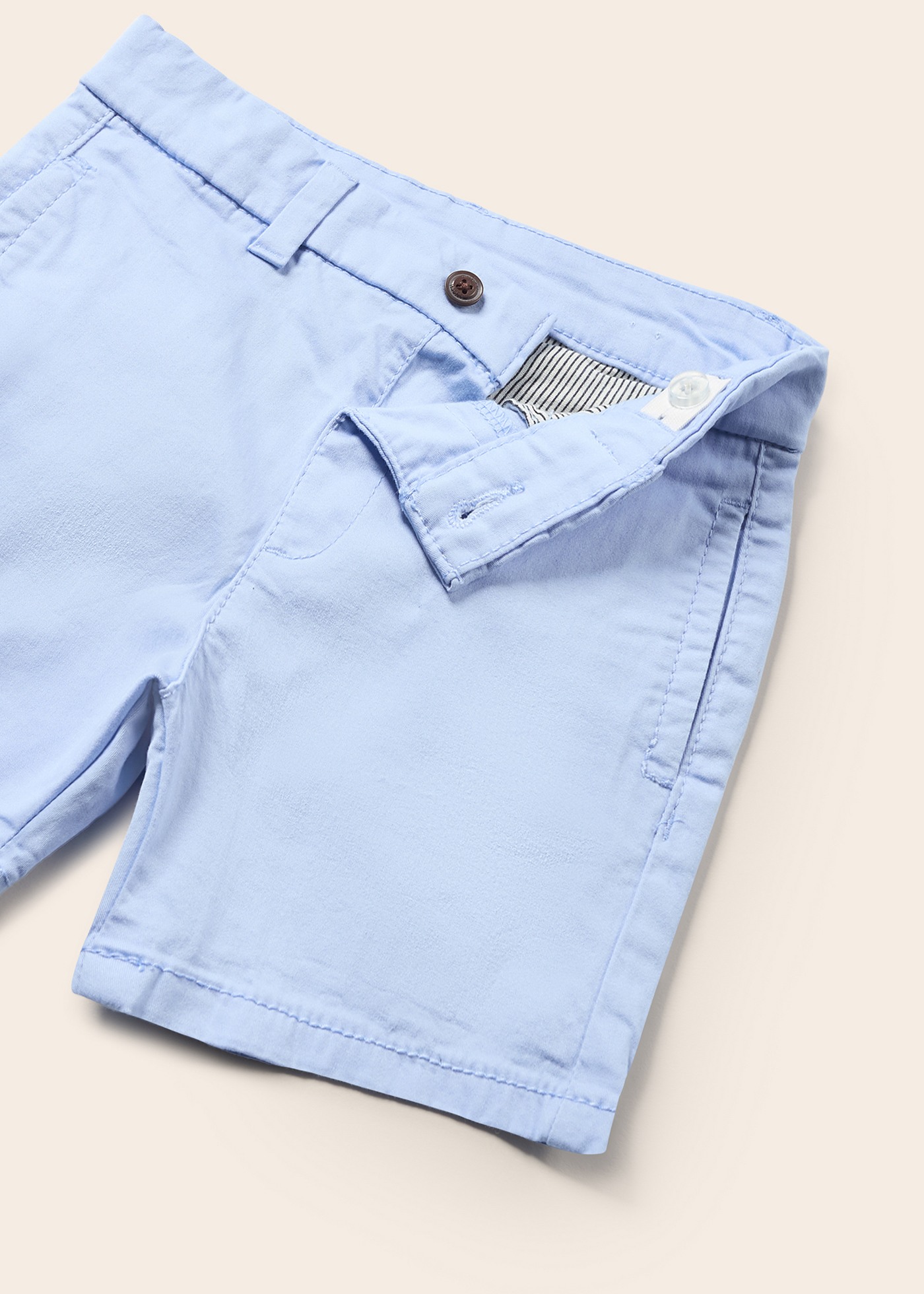 shorts básicos de sarja para bebês
