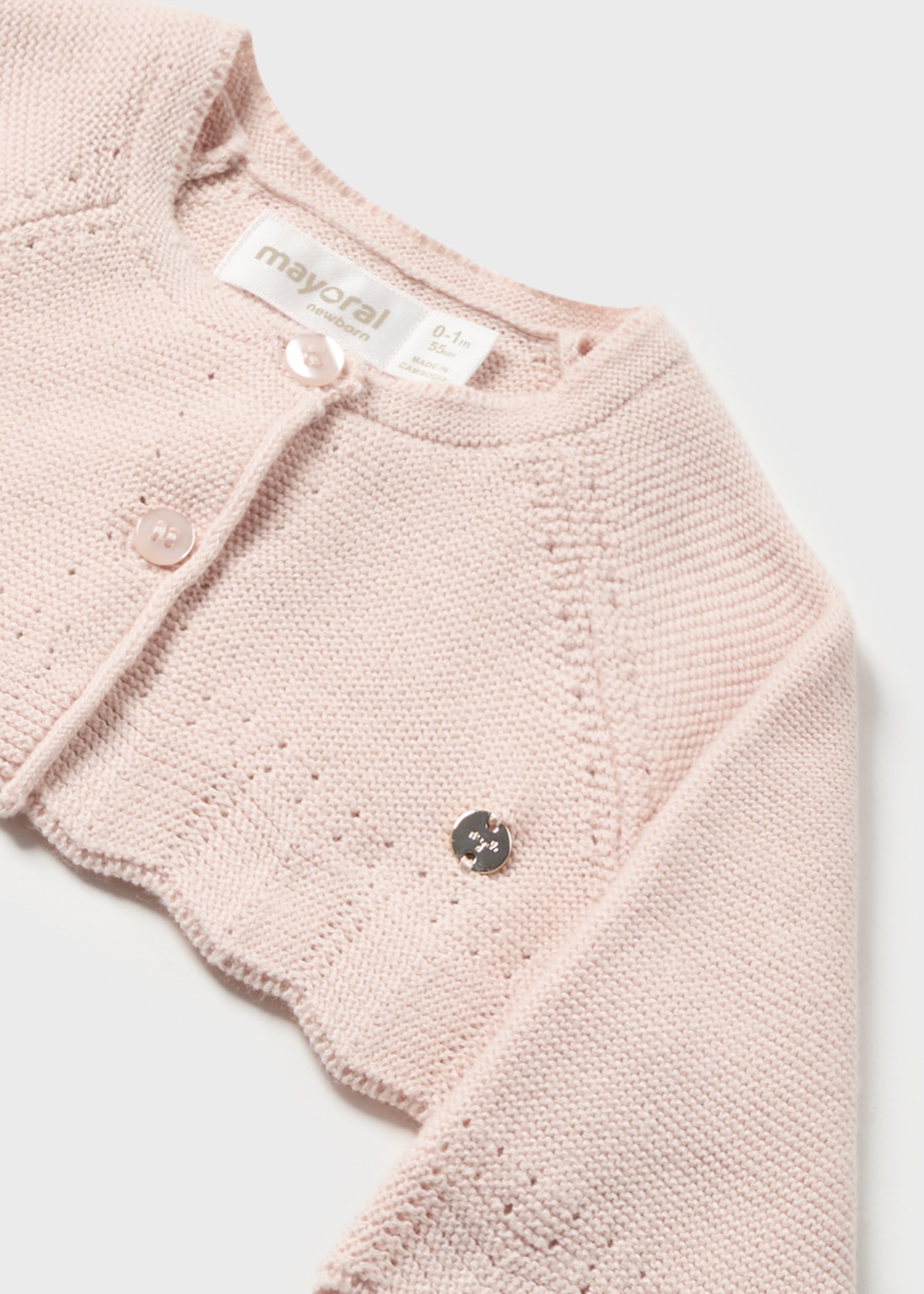 Rebeca tricot Better Cotton recém-nascido