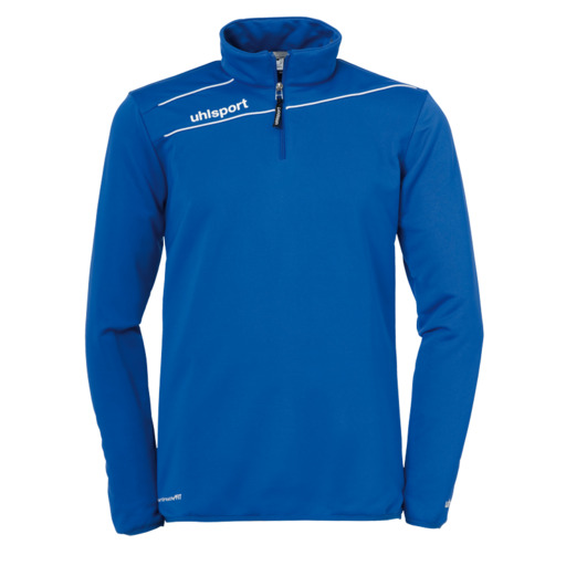 Stream 3.0 Jersey Com Cremallera De 1/4 Azur/blanco Uhlsport