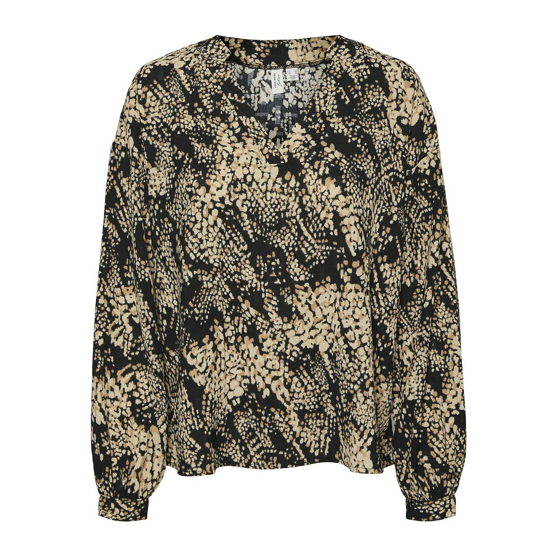 VERO MODA<br>Blusa estampada com decote em V