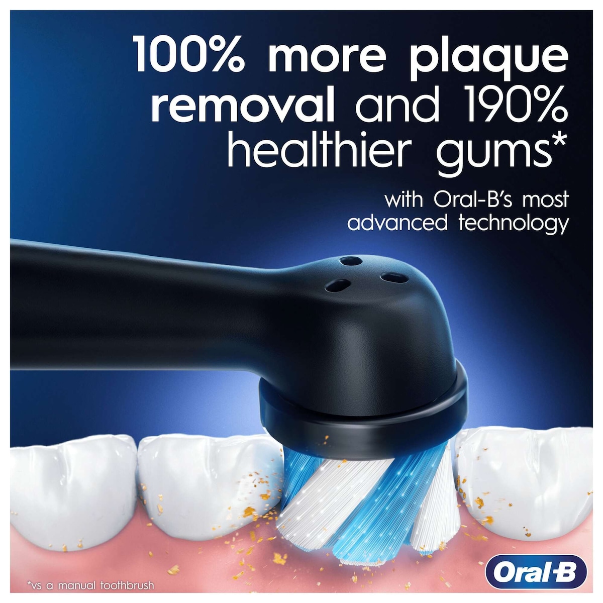Oral-B iO 7s elektrisk tannbørste 386982 (black onyx)