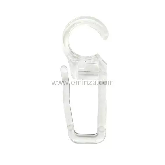 Lot de 10 agrafes (D20) Transparent