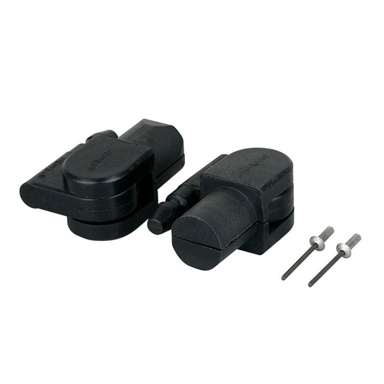 Wentex Pipe & Drape adapter kit voor ligger (rond) zwart