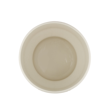 Keramieken pot crème 30x30x30cm