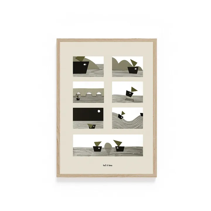 Ted & Tone Affiche Boatstory