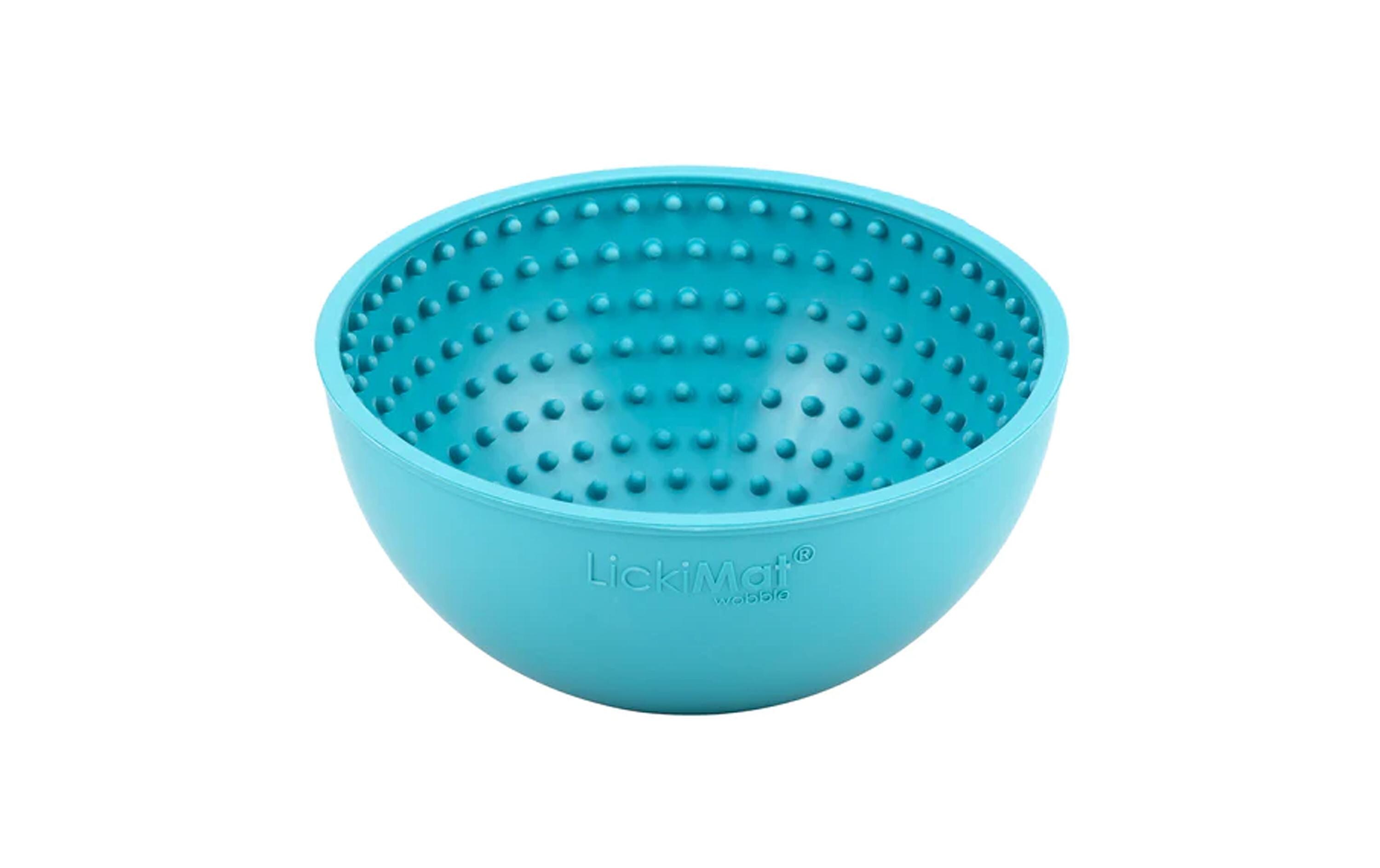 Futtermatte Wobble 17 x 17 cm, TürkisSchlecknapf für Hunde