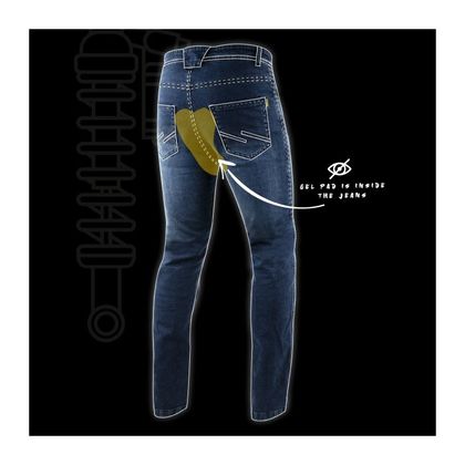 Jean Trilobite CULLEBRO - Straight - Bleu
