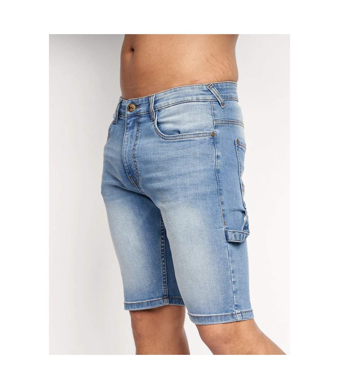 Crosshatch - Short CARPENTER - Homme (Bleu semi-délavé) - UTBG683
