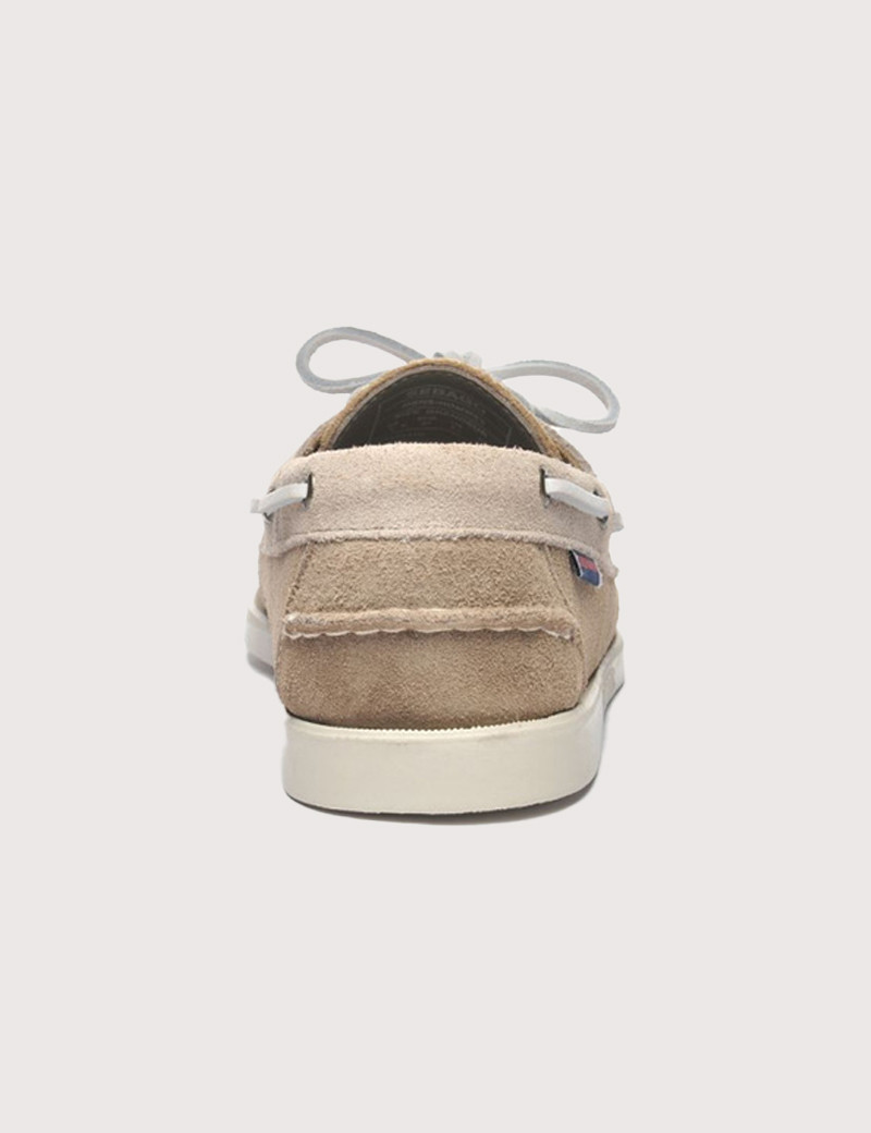 SEBAGO CHAUSSURES DOSKSIDES PORTLAND JIB BEIGE TAUPE CAMEL
