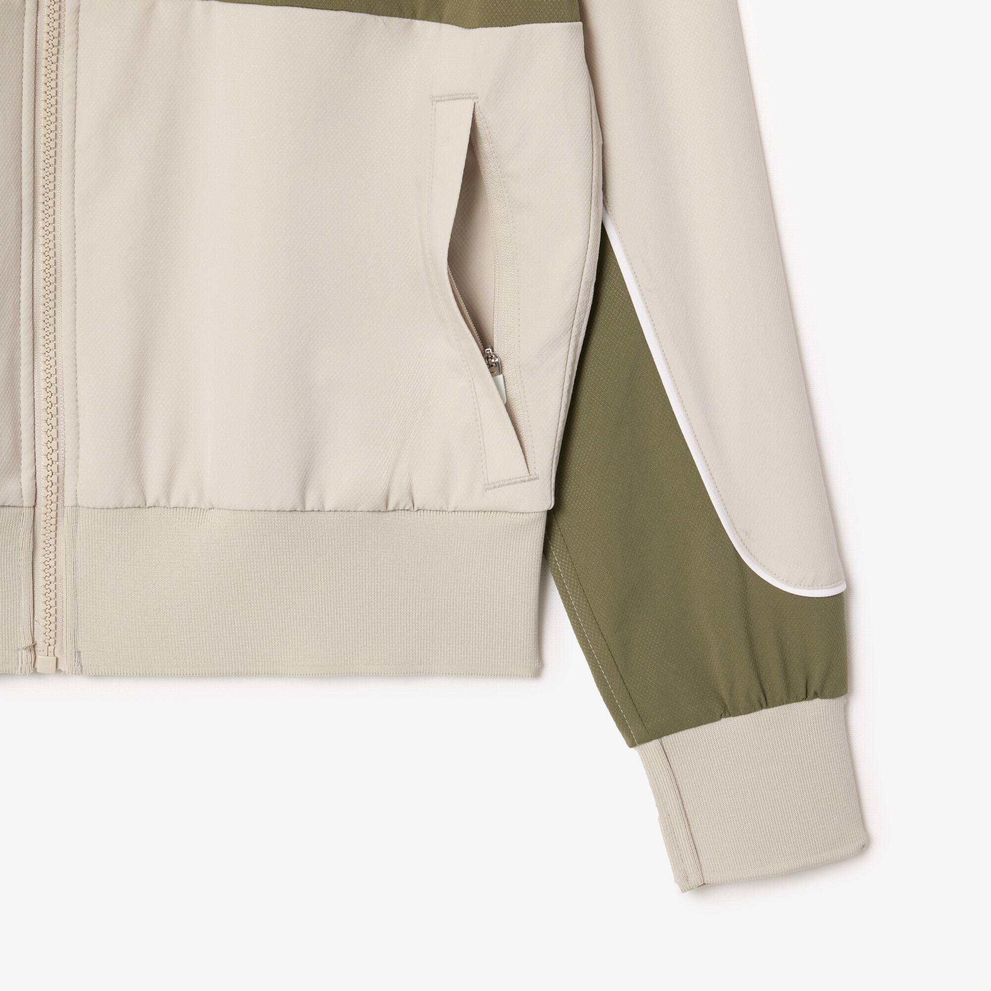 Veste Tennis color-block Ultra Dry stretch Gris / Vert Kaki / Blanc