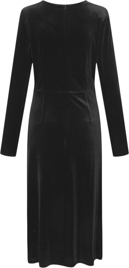 HUNKØN Saga velour dress Black