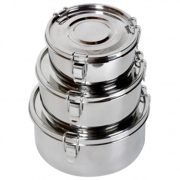 Basic Nature - Boîte alimentaire en inox - Conservation de la nourriture