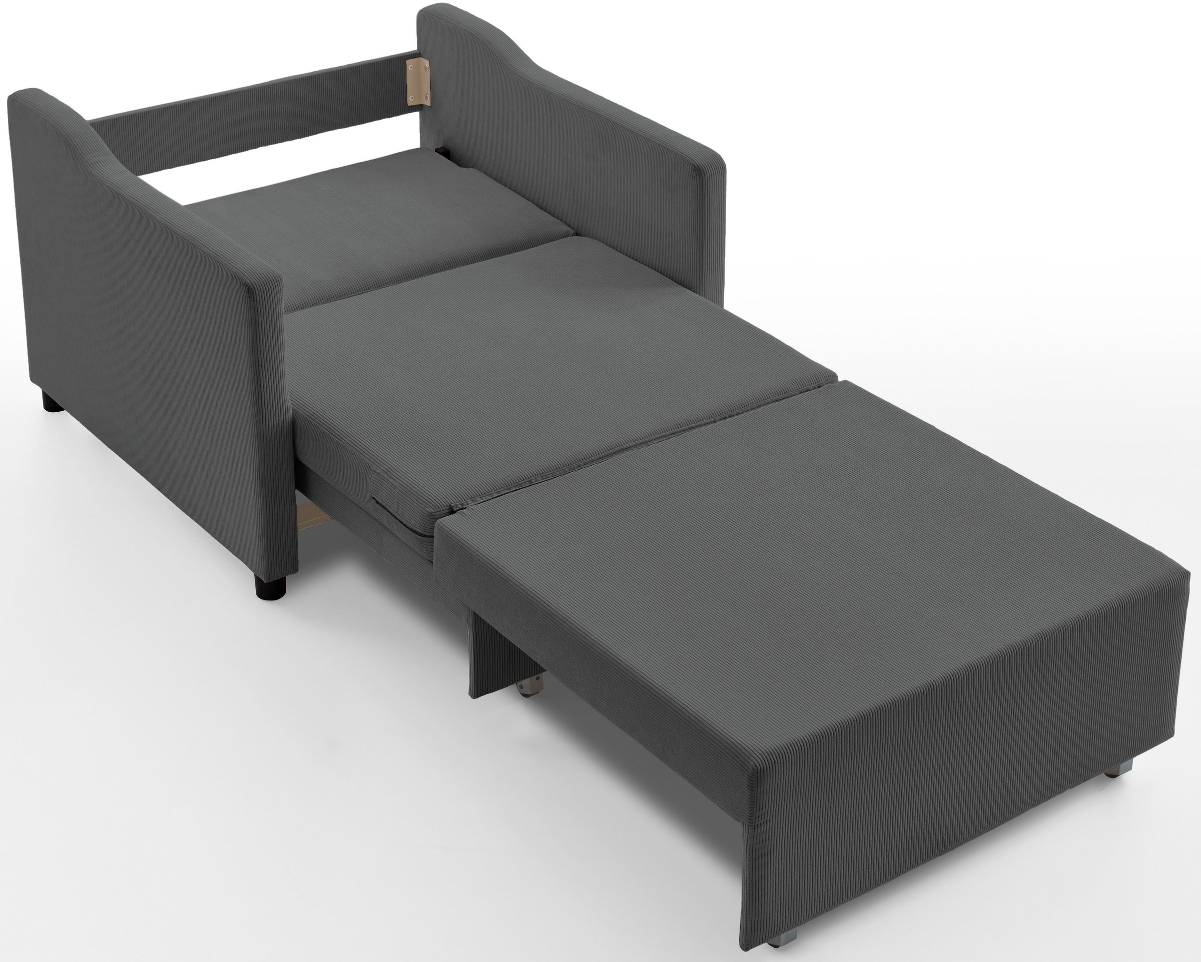 ATLANTIC home collection XXL-Sessel »Anella« mit Cord-Bezug, mit Schlaffunktion, frei im Raum stellbar