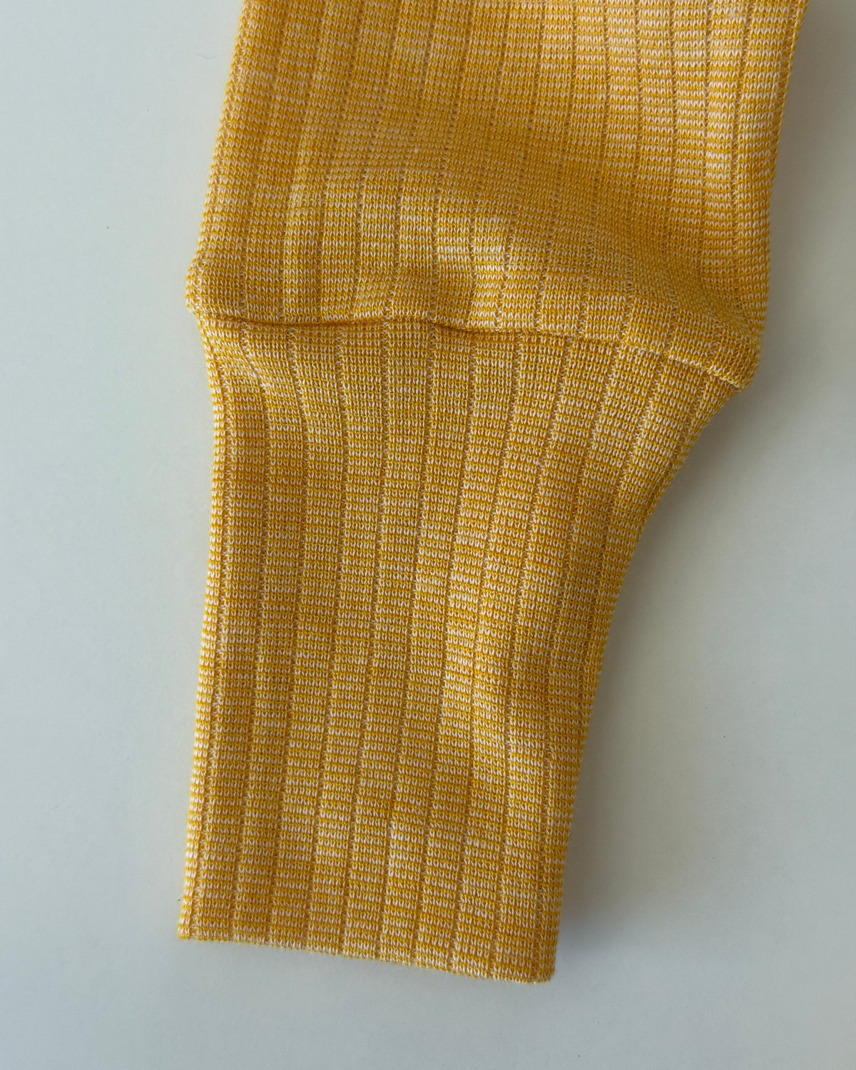 Bukse Rib m/ høyt liv – 45% Bomull, 35% Merino, 20% Silke – Ubehandlet Ull