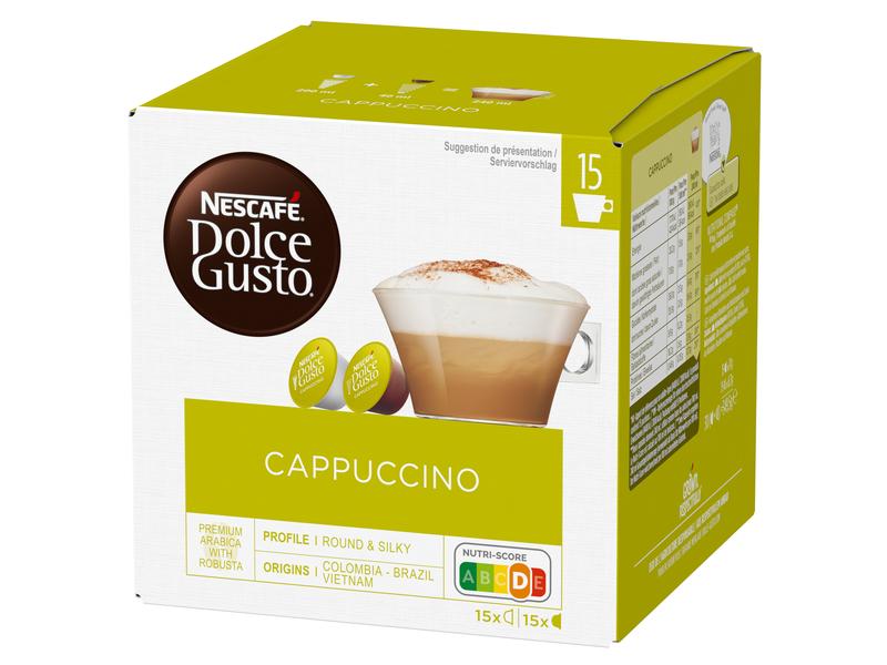 Nescafé Kaffeekapseln Dolce Gusto Cappuccino 15 Portionen Nescafé Dolce Gusto Cappuccino Kaffeekapseln