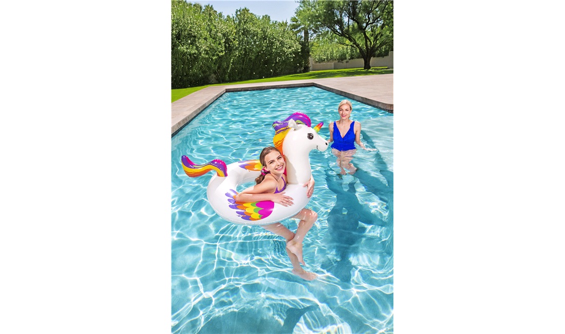 Unicorn badering oppustelig 110x80x71 cm