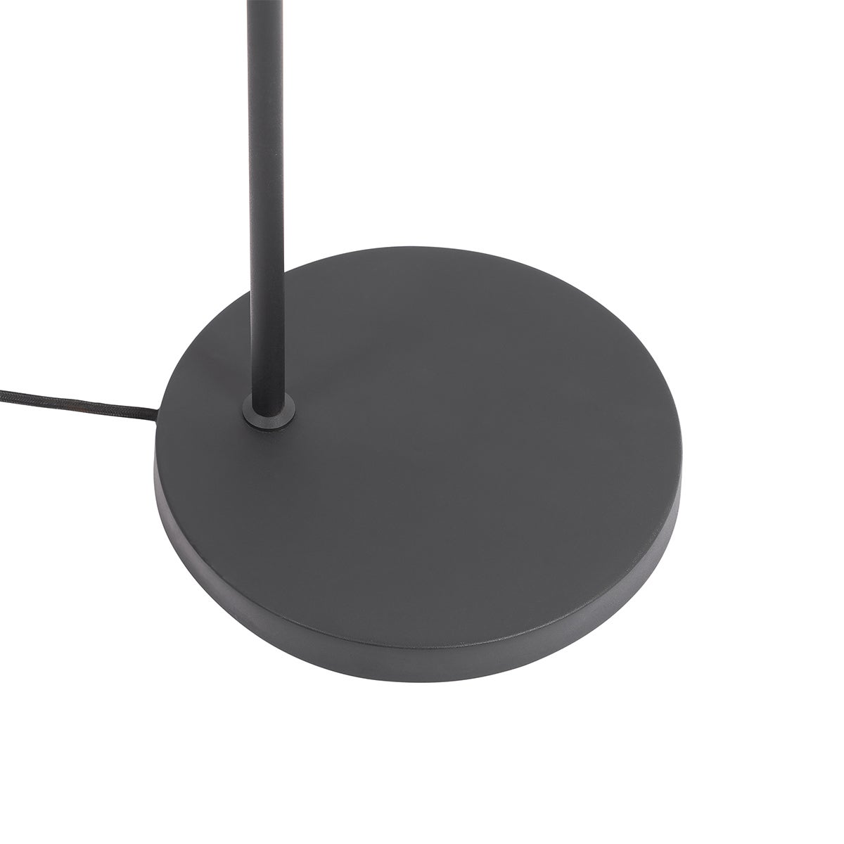 QAZQA - Design Art Deco vloerlamp, zwart met rookglas - Flore | Woonkamer | Slaapkamer - Stalen bol | Bolvormig | Langwerpig - LED-compatibel, E27