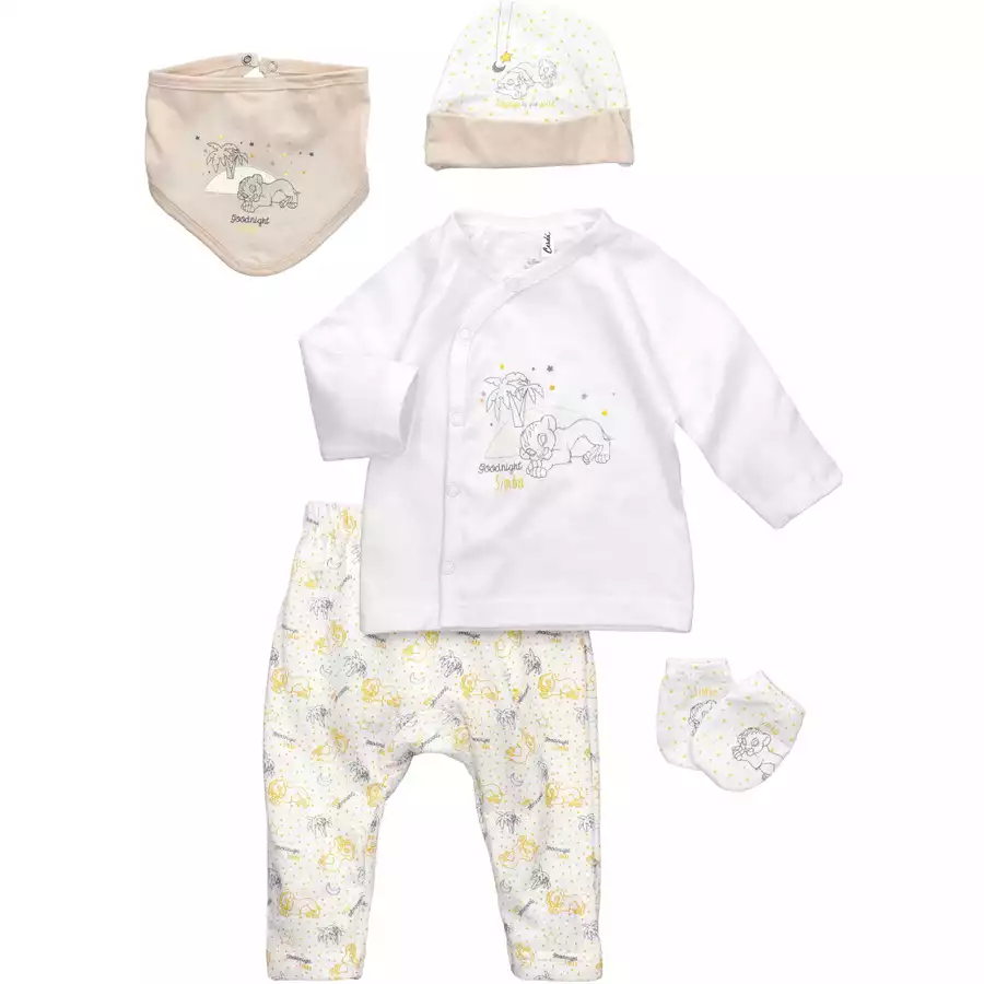 5tlg Set Baby Sweets meets  weiß braun