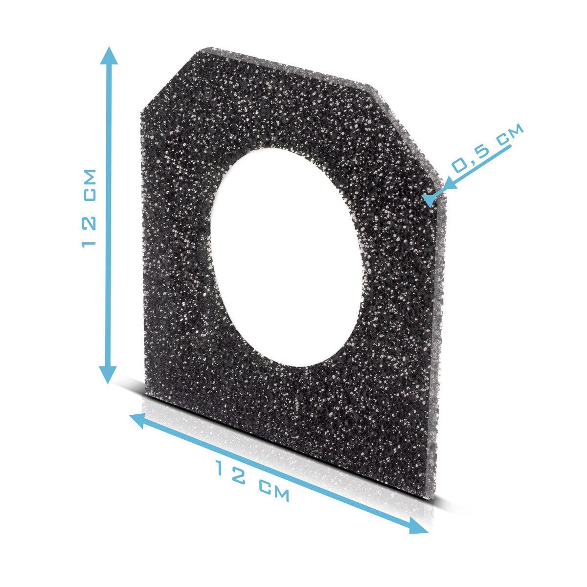 STAHLWERK actieve koolfilter achterkant, 10-pack voor afzuigkap FE-27 ST