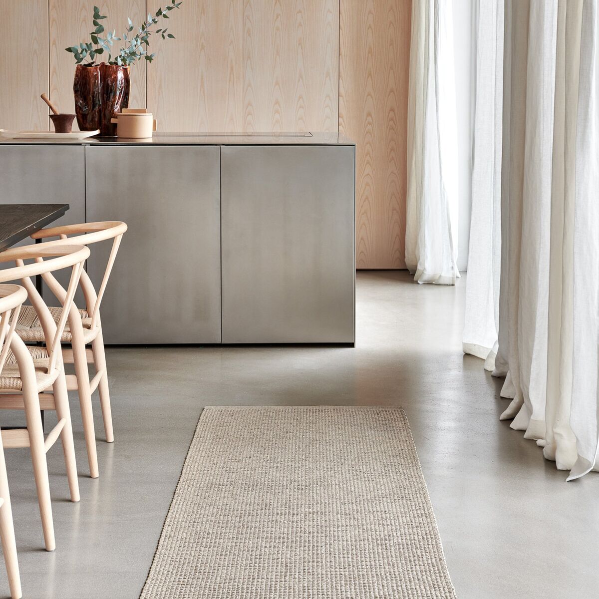 Emm Matte 120x70 cm, potato/beige