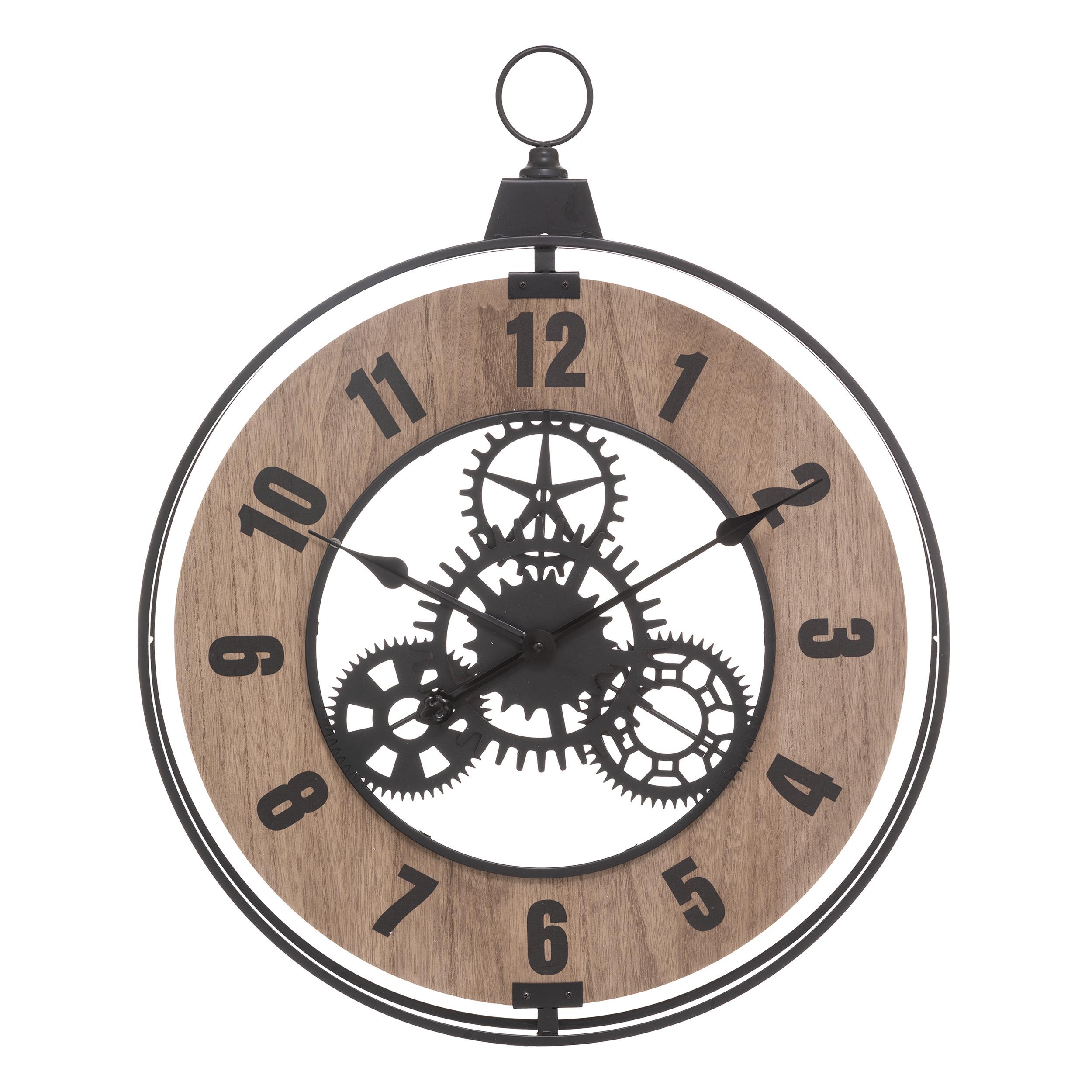 HORLOGE MECANIQUE METAL D.57X70CM