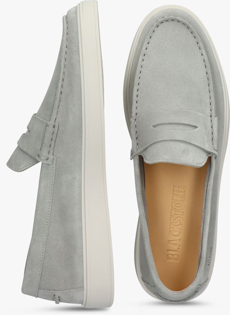 grijze blackstone loafers zuko enzo