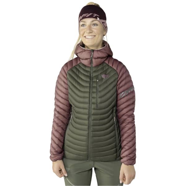 Doudoune ski de randonnée DYNAFIT RADICAL DOWN RDS W HOOD JKT DARK ROSE