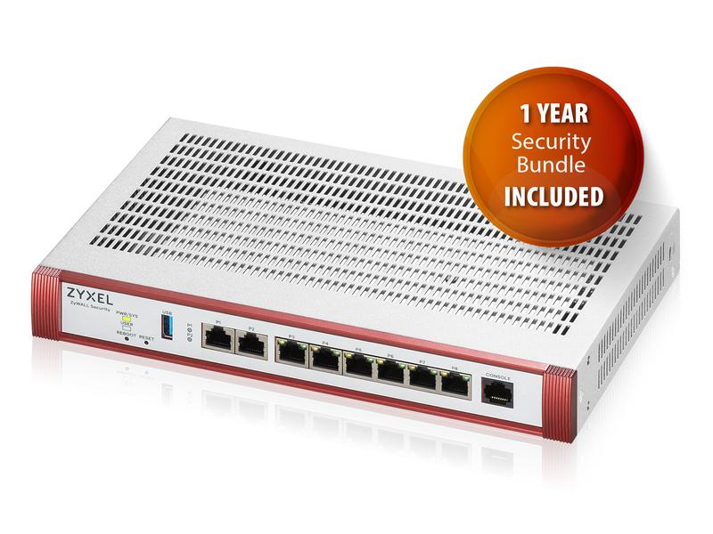 Zyxel Firewall USG Flex 200H inklusive Security Bundle, 1 J Zyxel USG FLEX 200H – Hochleistungs-Firewall