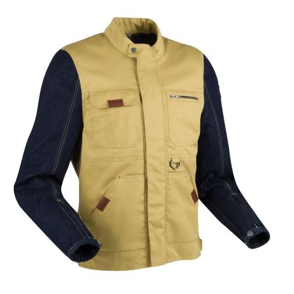 Veste Jean Segura OSBORN - Beige / Bleu