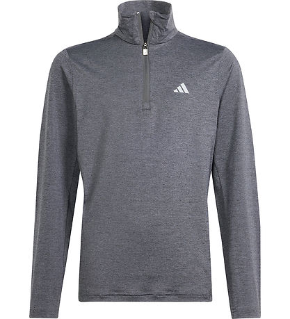 adidas Performance Bluse - J Hea 1/2 Reißverschluss - Grau Melie
