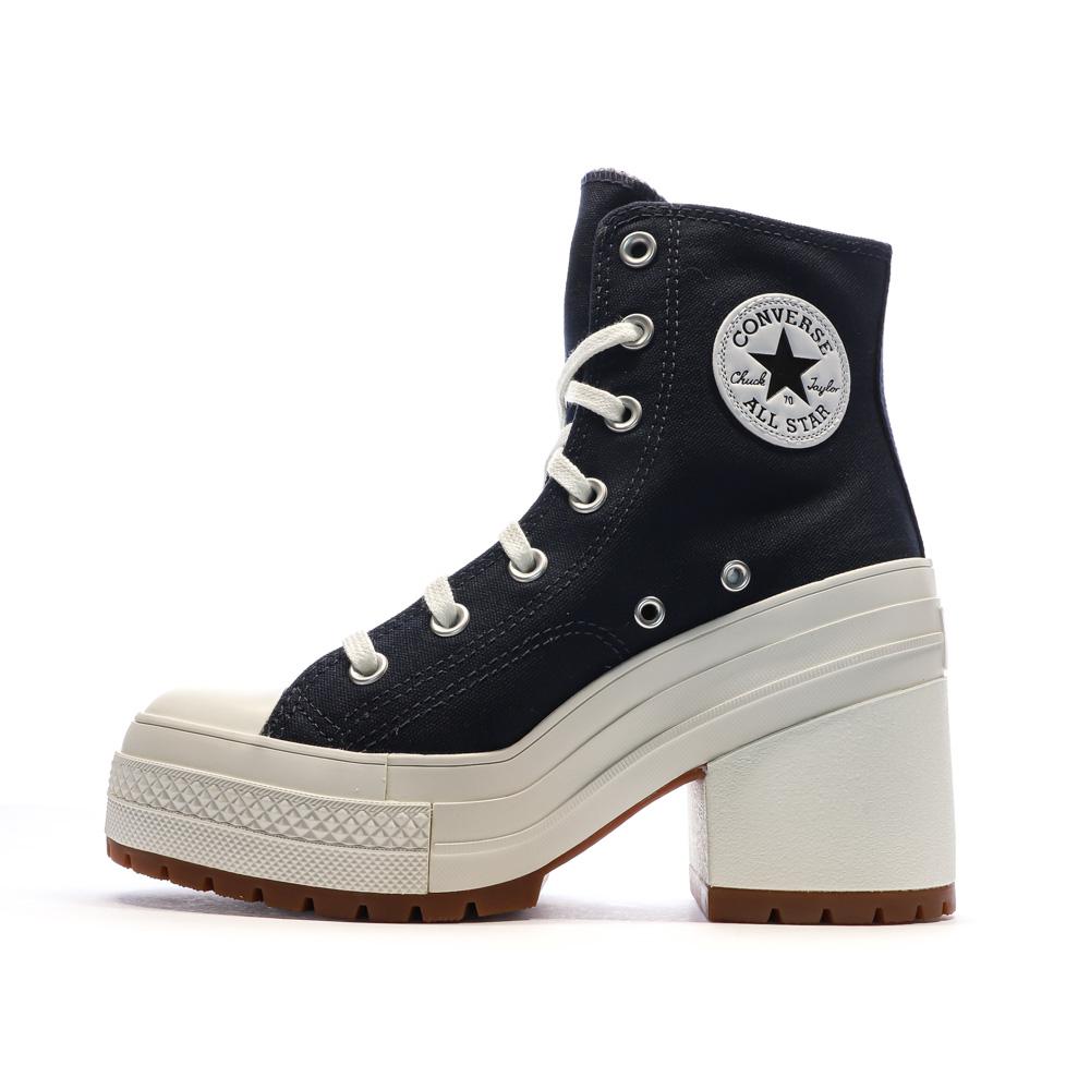 Converse Baskets Noire Femme Converse De Luxe Heel
