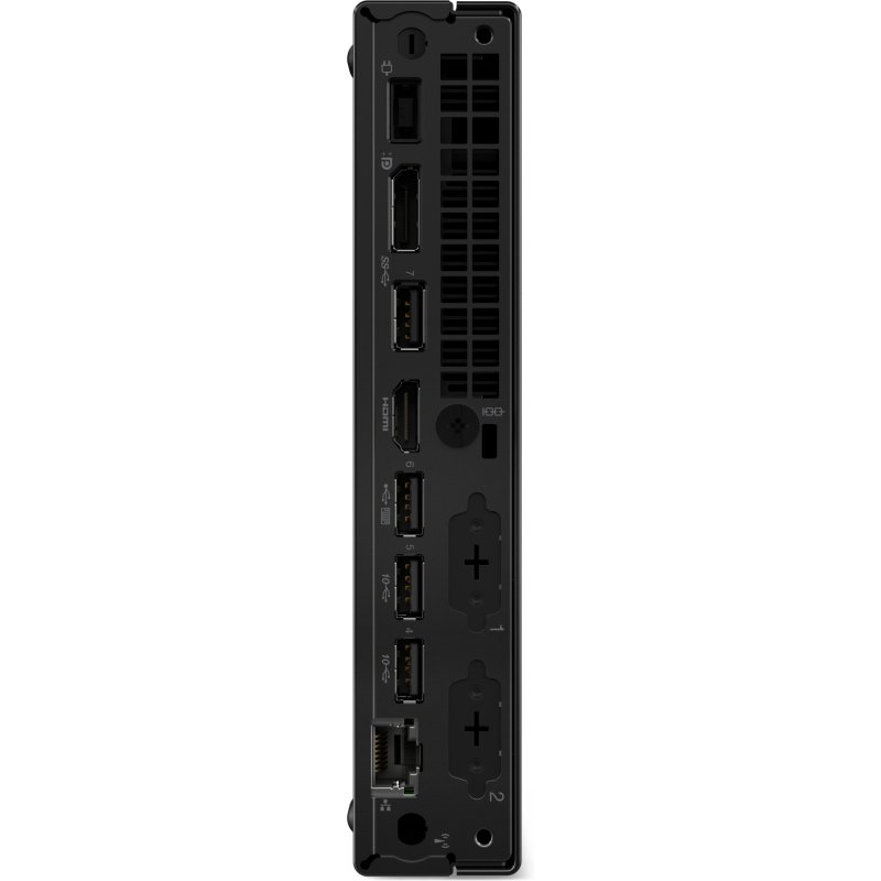 Lenovo ThinkCentre M70q Gen 5 Intel® Core™ i3 i3-14100T 8 Go DDR5-SDRAM 256 Go SSD Windows 11 Pro Mini PC Noir