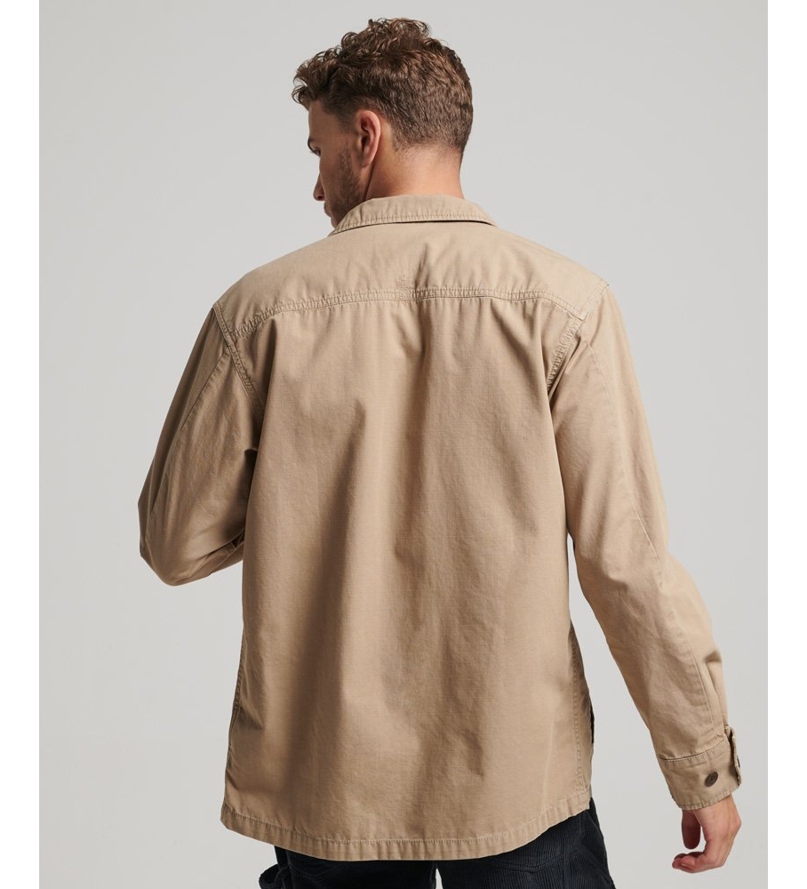 Camisa de combate Superdry Vintage Logo marrom