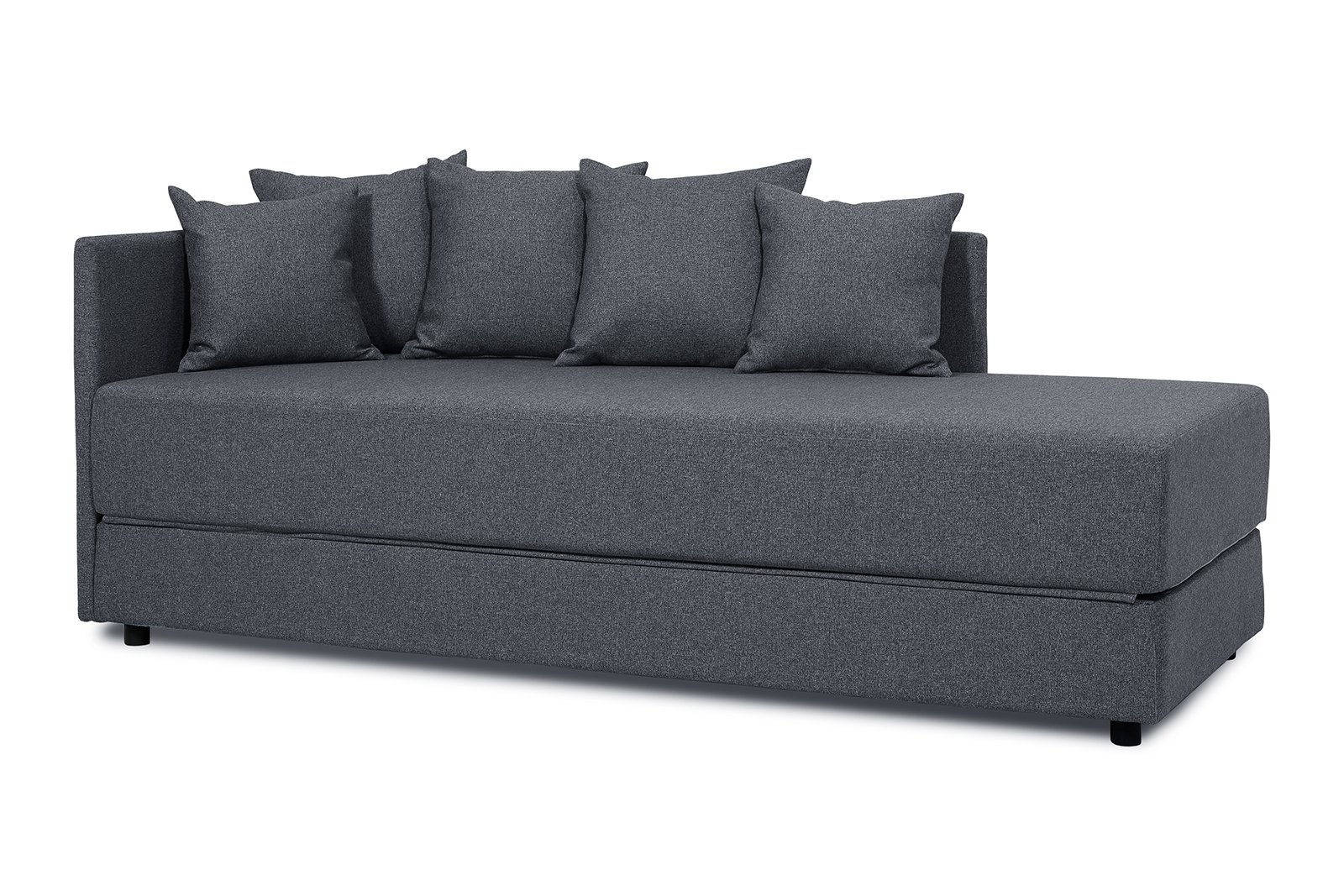 Tina sovesofa I tekstil Soild 7 antrasitt