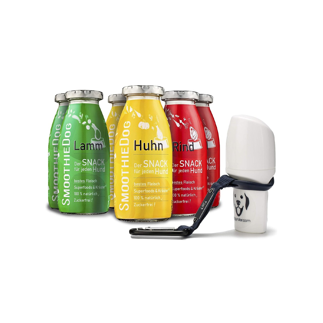 SmoothieDog Klassik + Doggyroller Blau Gr. M