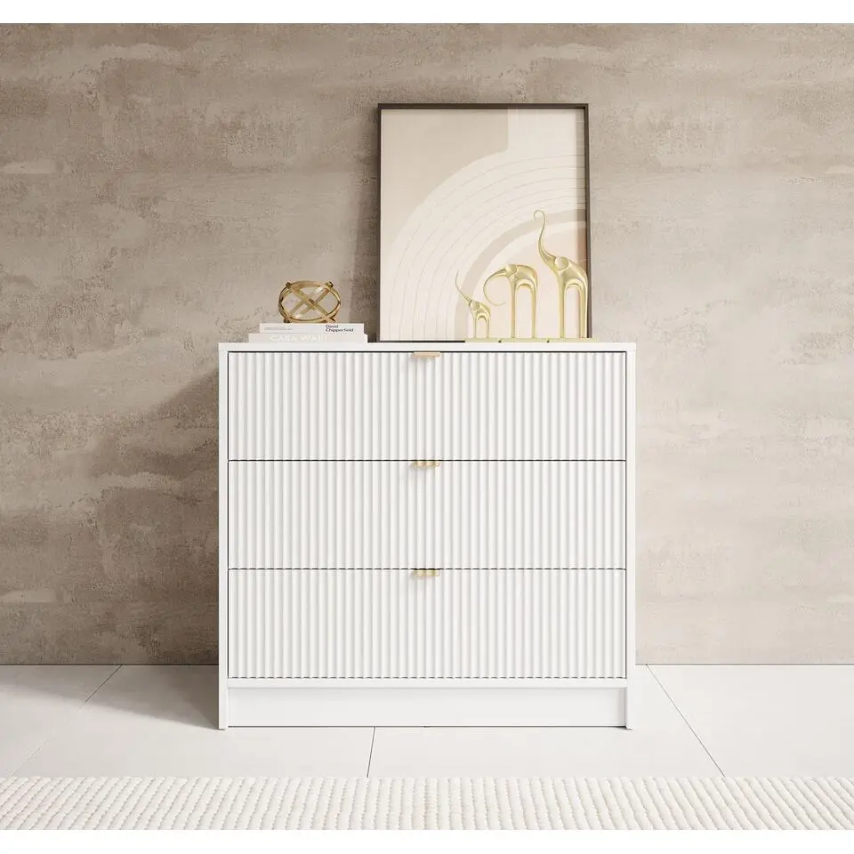 Meubella - Ladekast Tavares - Wit - 80 cm
