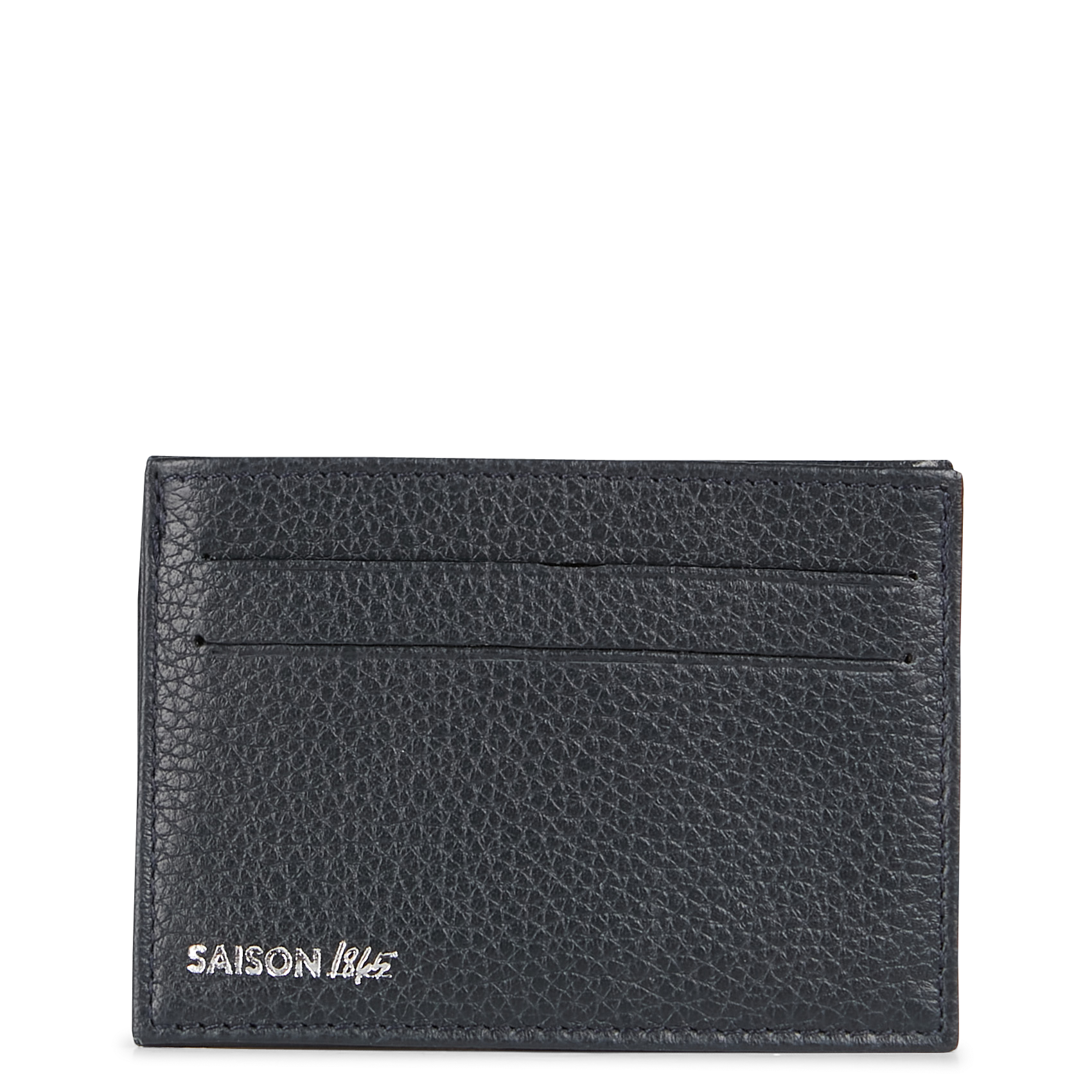 Porte-cartes en cuir grainé | Bleu